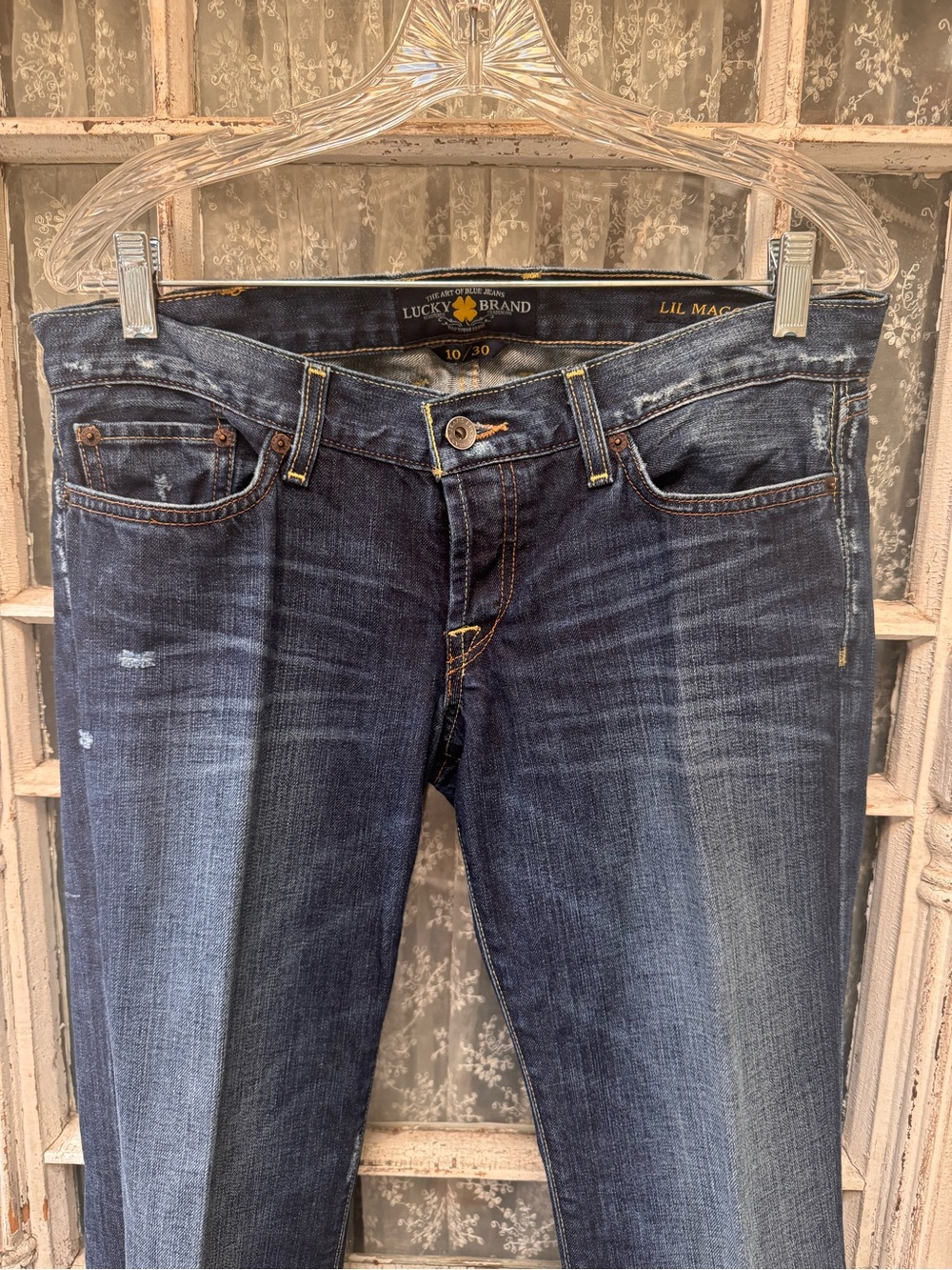 Lucky Brand Lil Maggie Slim Dark Indigo Women's Jeans